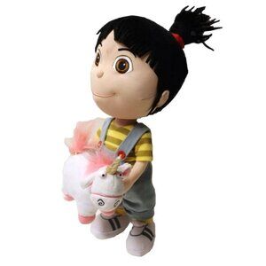 Despicable Me Minions Agnes Unicorn It's So Fluffy Plush Doll Toy Plush 15 Inch
